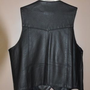 Hillside Leather Vest - Mens